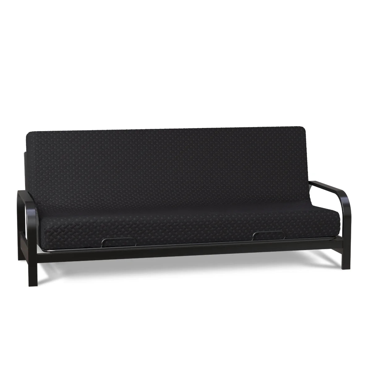 Memory Foam Futon Sofa Bed Mattress Full Size Midnight Black F8857