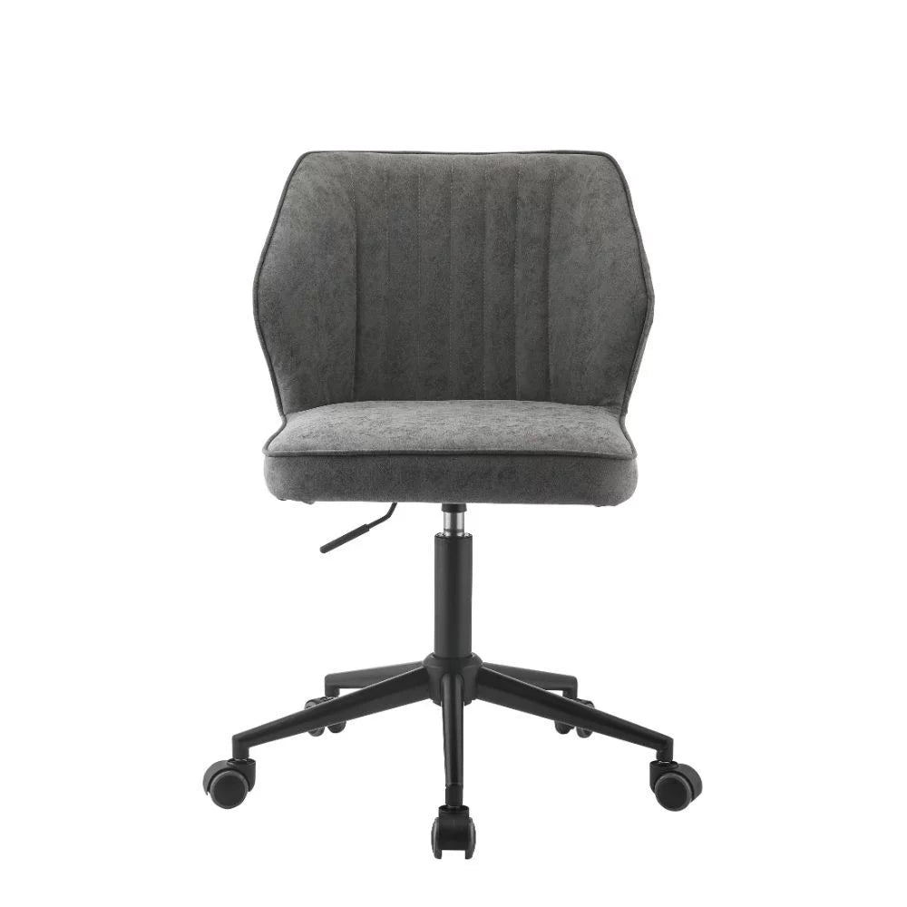 Vintage Gray PU Office Chair B778438