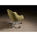 Ergonomic Rolling Office Chair in Cadet Blue Grey Performance Fabric K726