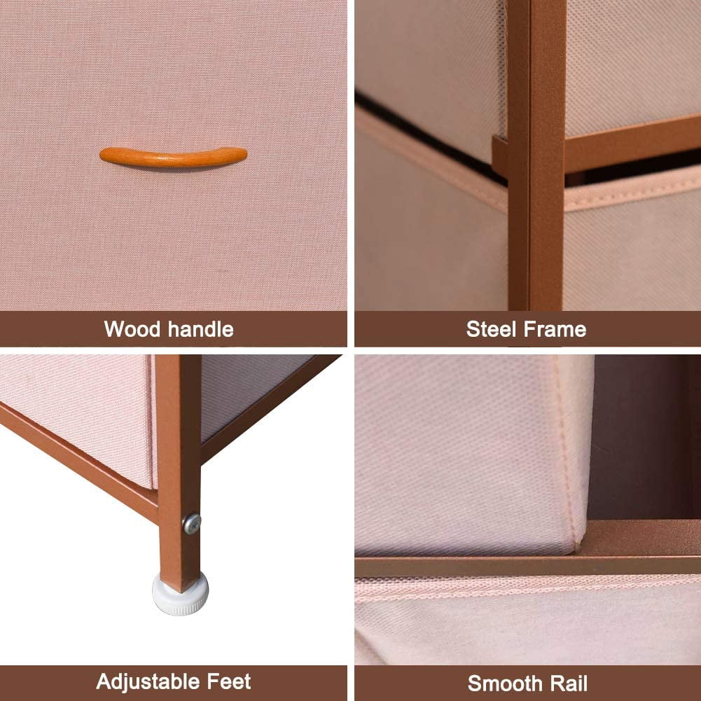 Pink 5 Drawer Dresser R98327