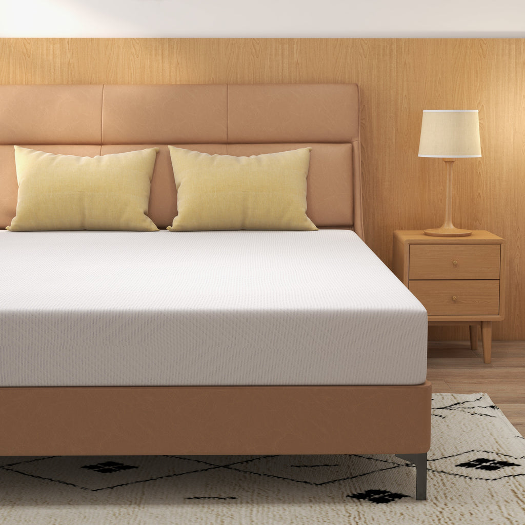 8 inch Full Size Green Tea Cooling Memory Foam Mattress U73356