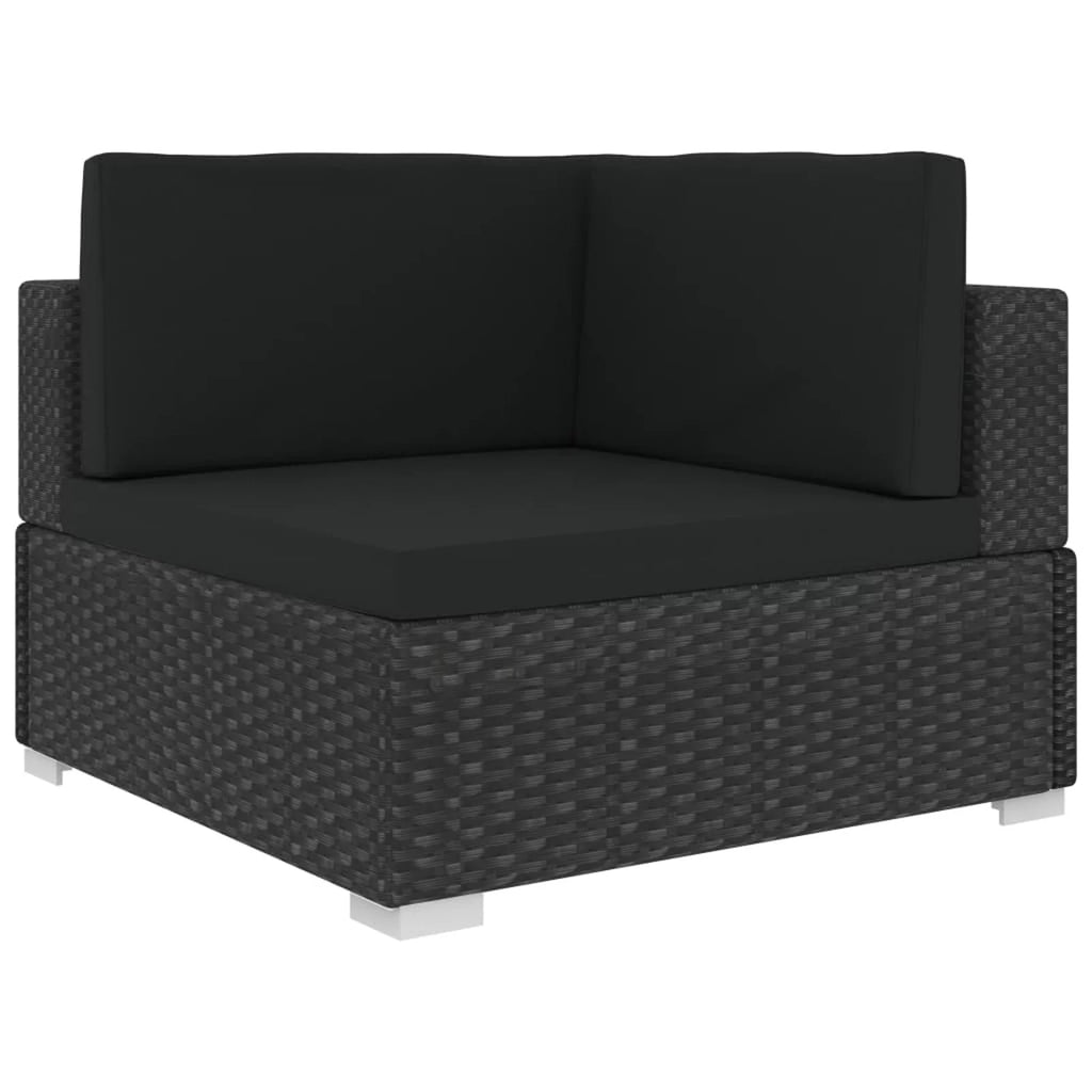 8 Piece Poly Rattan Patio Lounge Set with Cushions S103359