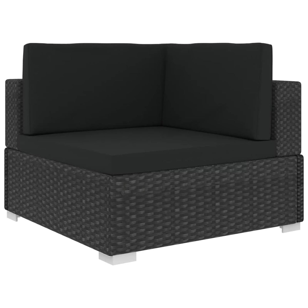 8 Piece Poly Rattan Patio Lounge Set with Cushions S103359