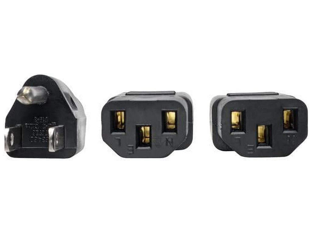 Universal Power Extension Cord Y Splitter Cable 6-ft. R779882