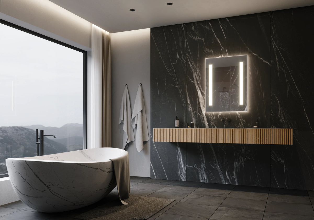 24 x 32 Rectangle Illuminated Mirror M961