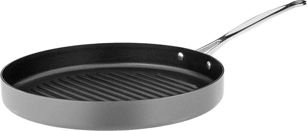 12-Inch Nonstick Hard-Anodized Round Grill Pan X925