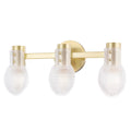 3 Light Bath Bracket Aged Brass G170566