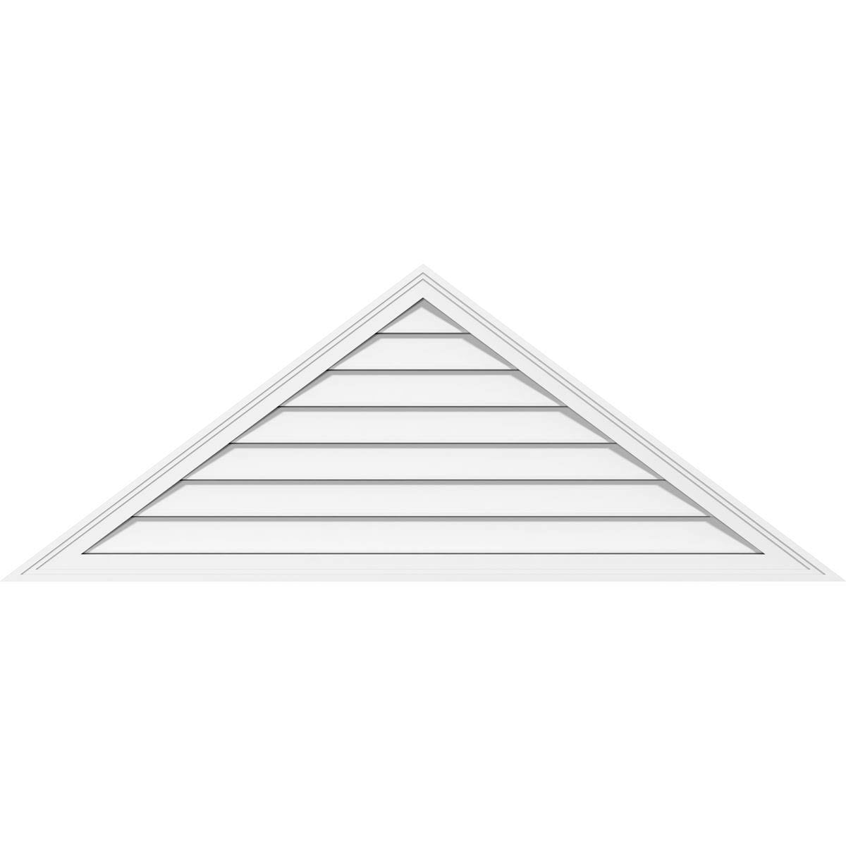 Triangle Surface Mount PVC Gable Vent R331