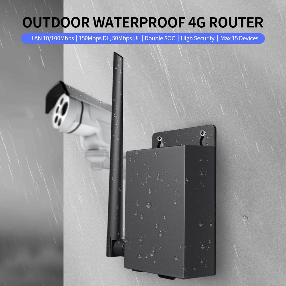 Outdoor Waterproof 4G Router with SIM Slot U3333