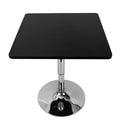 Adjustable Height 360 Rotatable Square Bar Table Black G410