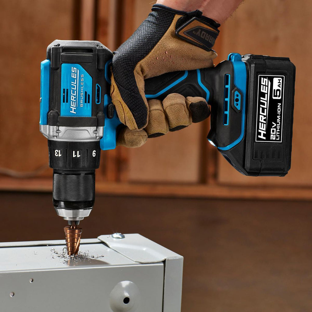 20V Brushless Cordless 1/2 in. Drill/Driver Kit with Battery and Charger R1573
