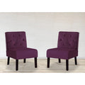 21'' Wide Tufted Velvet Slipper Chair Set of 2 S141503