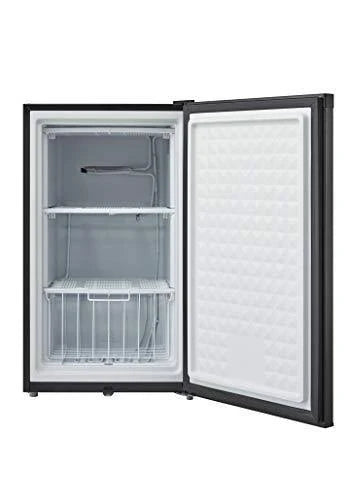Black Compact Upright Freezer with Lock W787225