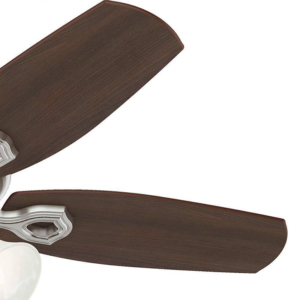 Brushed Nickel 42-Inch Ceiling Fan with Five Blades U124387