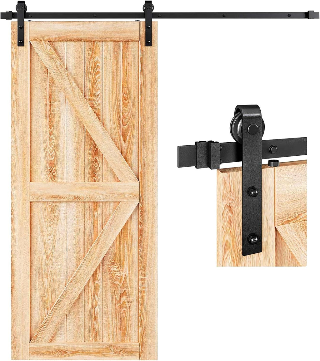 6.6 FT Heavy Duty Sliding Barn Door Hardware Track Kit Z3454
