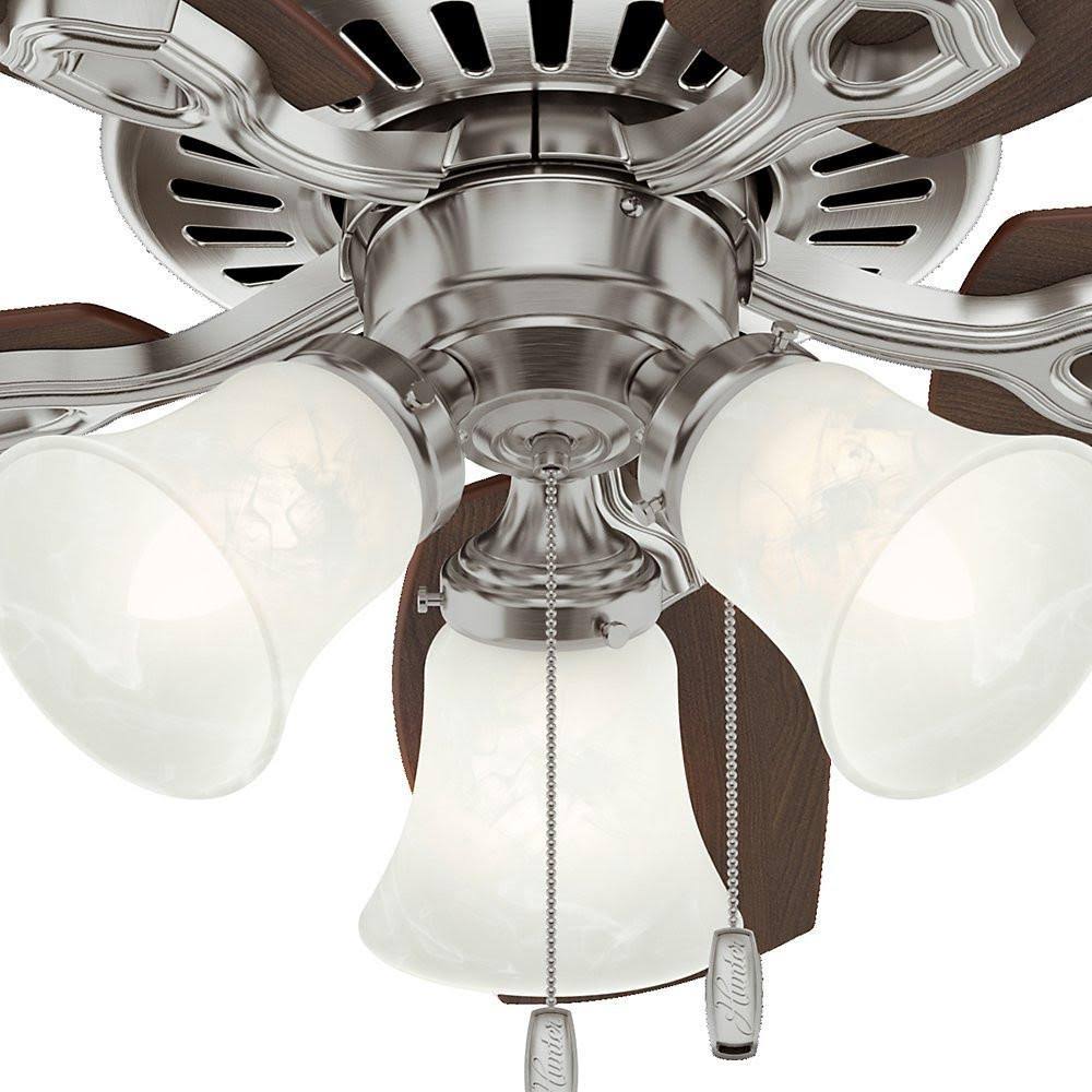 Brushed Nickel 42-Inch Ceiling Fan with Five Blades U124387