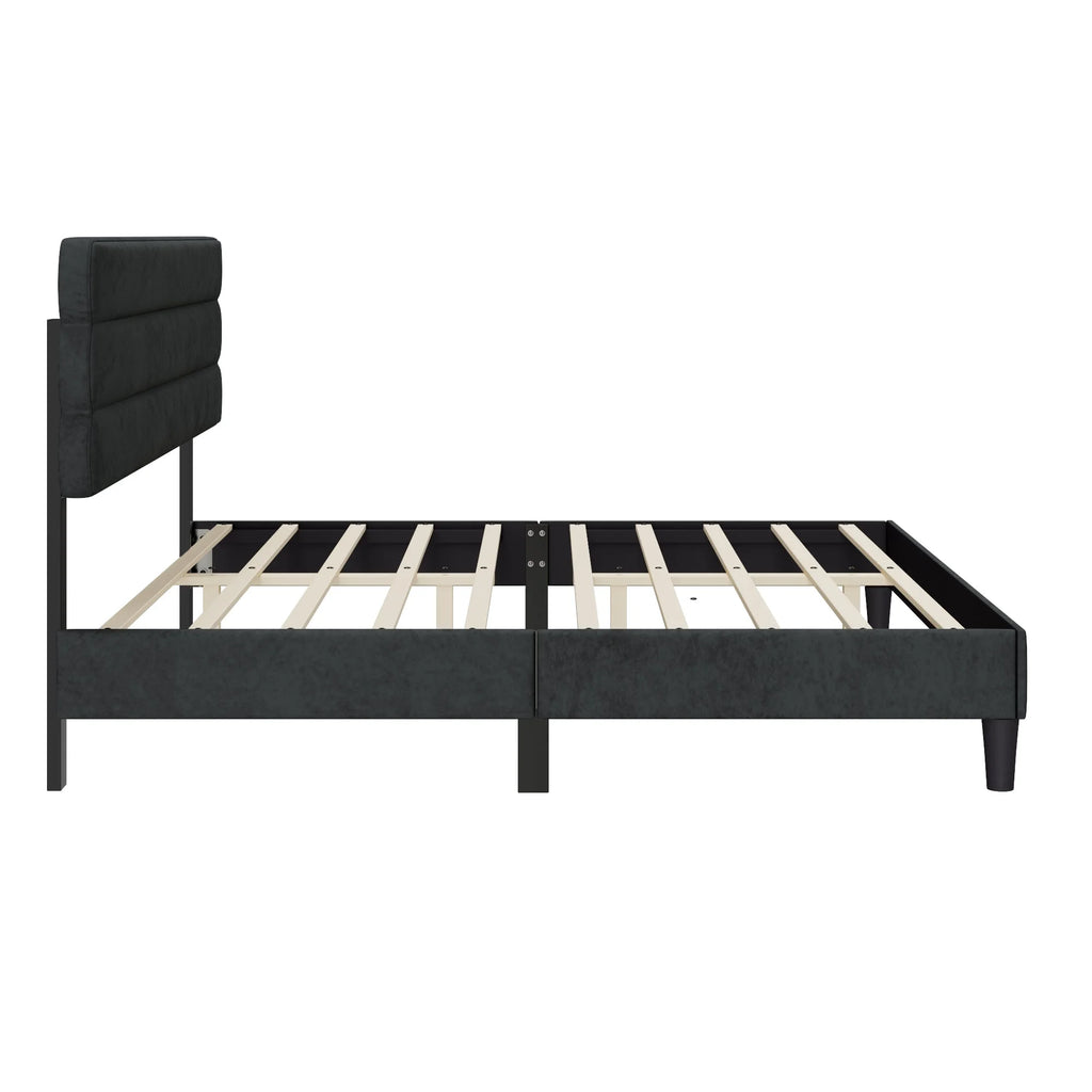 King Size Dark Gray Bed Frame K56176