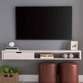 White Oak Floating Wall-Mounted Media Console K204