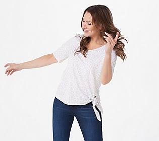 Leopard Print Knit Top, Size 2X A2597
