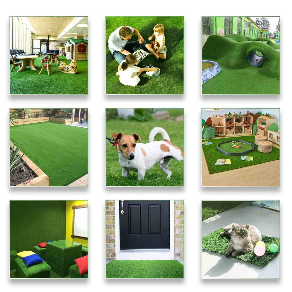 6.5'x10' Artificial Grass Synthetic Turf Indoor/Outdoor Area Rug Y438