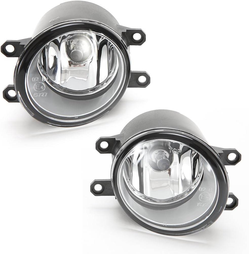Fog Lights for 2007-2009 Toyota Camry, Clear Lens, Pack of 2 A845