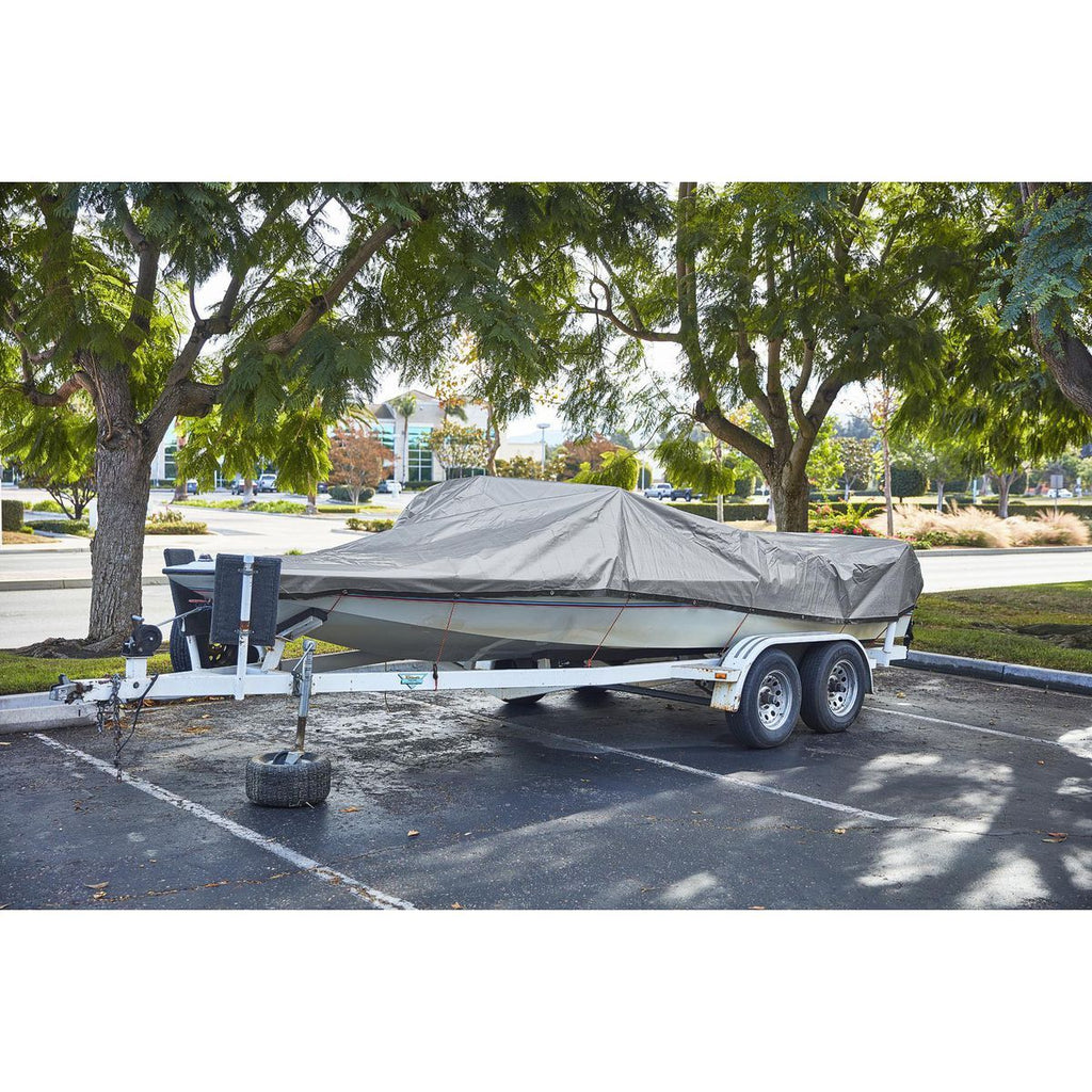20 ft. x 30 ft. Silver and Black Weather-Resistant Tarp Z706645