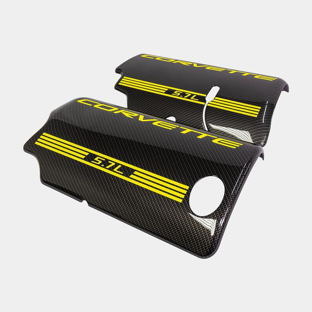 Black Carbon Fuel Rail Covers Pair K325