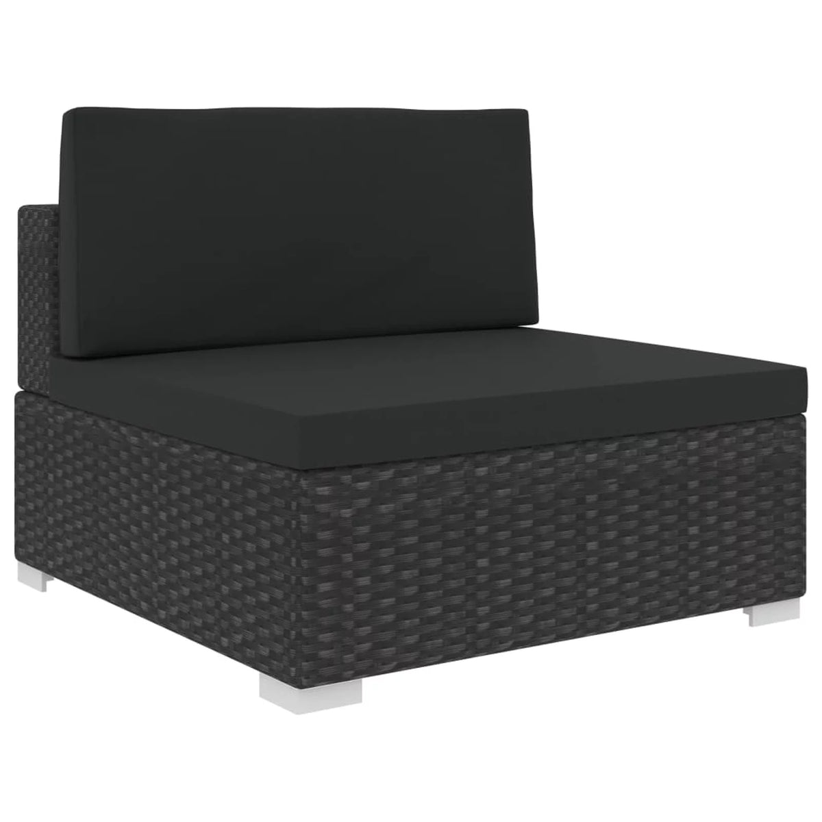 8 Piece Poly Rattan Patio Lounge Set with Cushions S103359