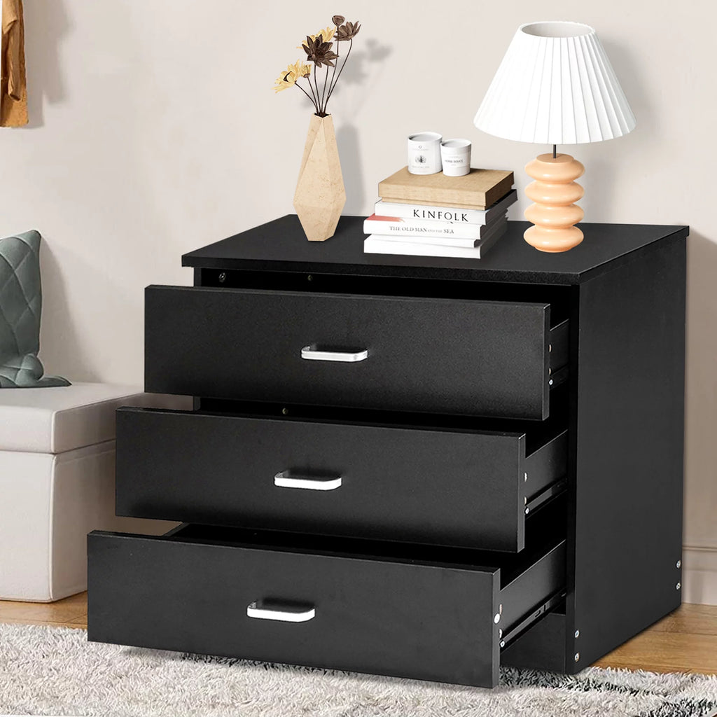 Black 4 Drawer Dresser G8134