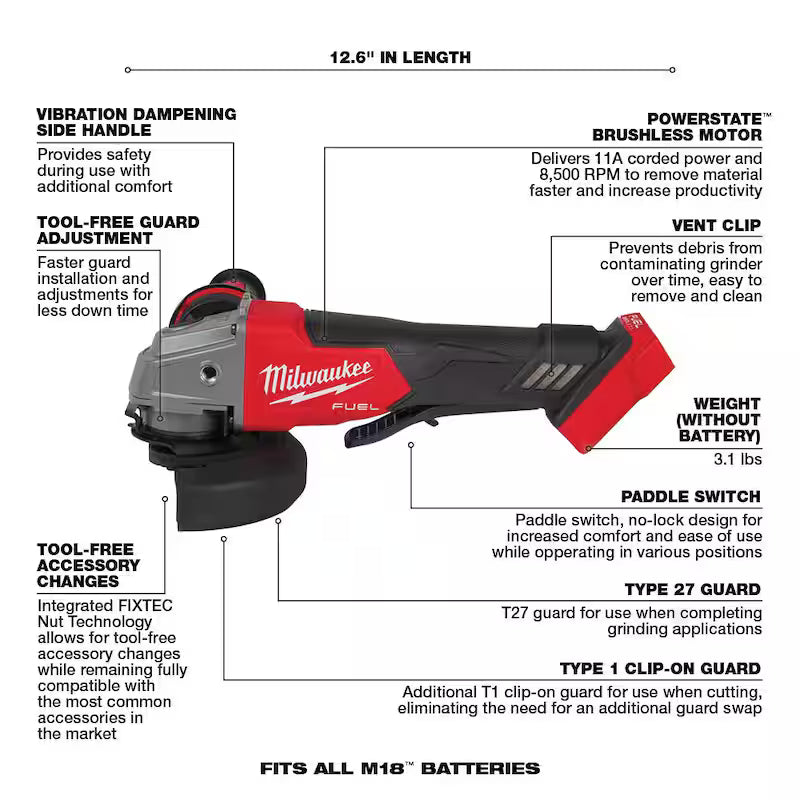18V Lithium-Ion Brushless Cordless Combo Kit with 5.0 Ah Batteries 7-Tool & Cordless Blower W694520