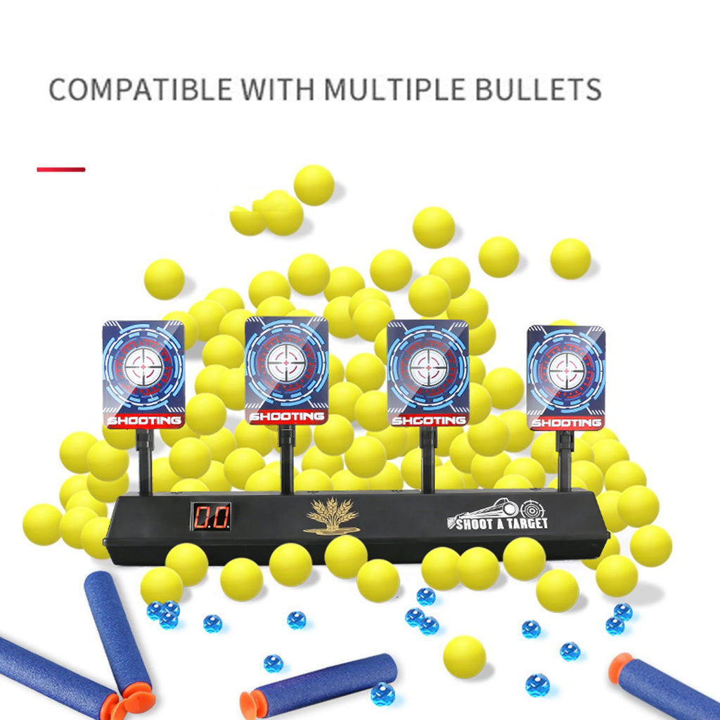 4 Targets LED Light Shooting Targets with Auto Reset H24104
