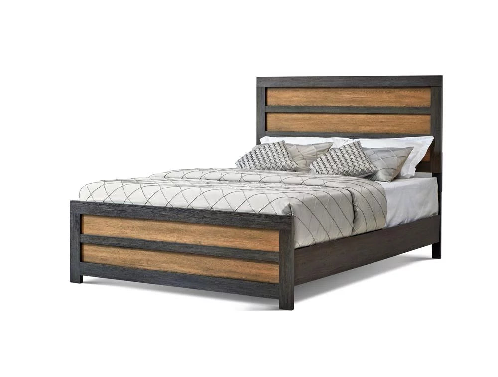 Queen Panel Bed Q486